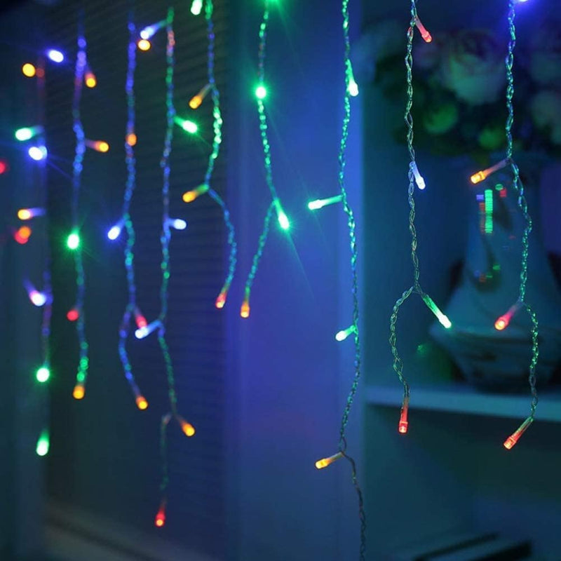 Waterproof LED Curtain Lights with Remote and Multiple Modes