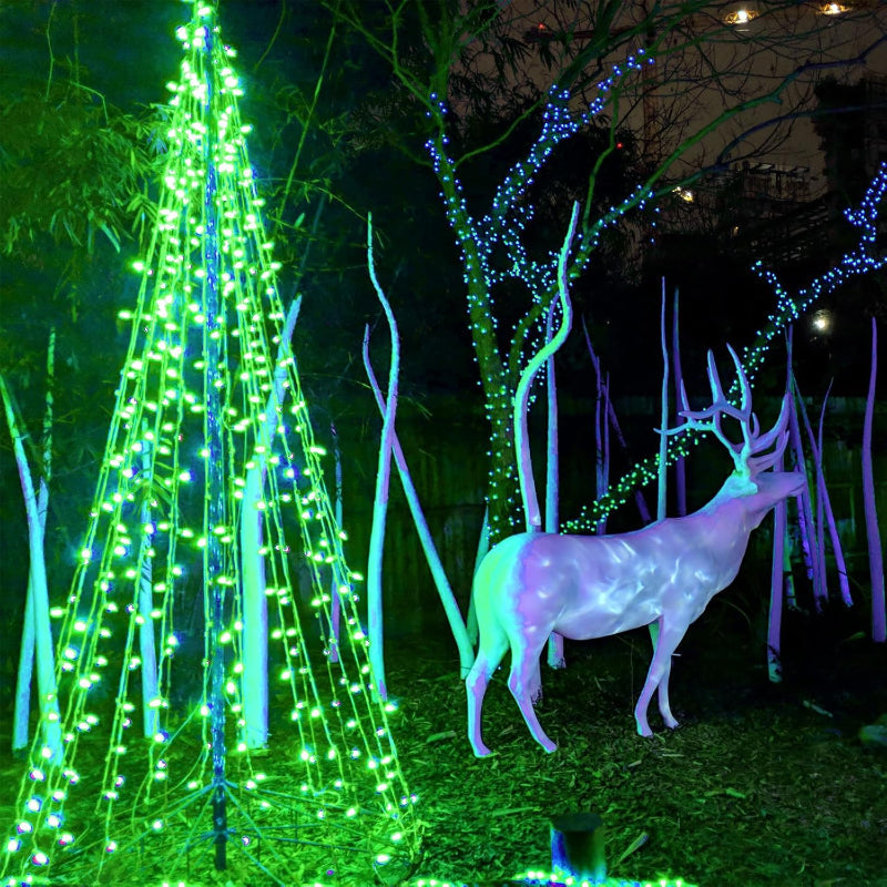 Waterproof LED Curtain Lights with Remote and Multiple Modes
