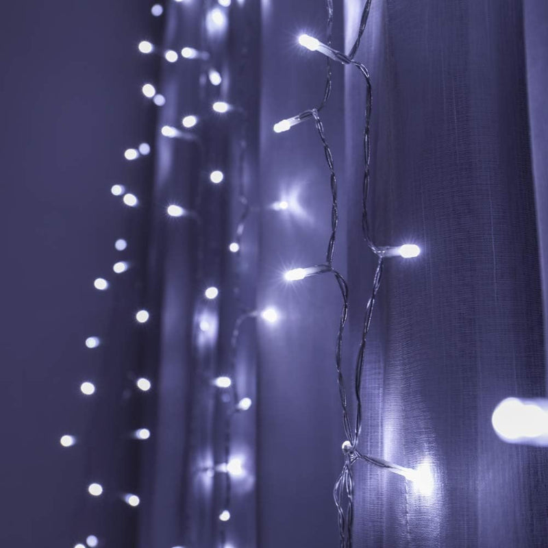 Waterproof LED Curtain Lights with Remote and Multiple Modes