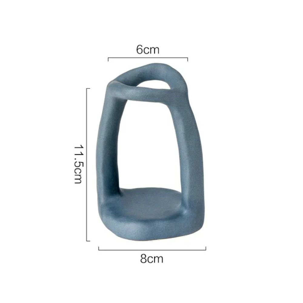 Ceramic Loop Organizer for Bathroom and Office