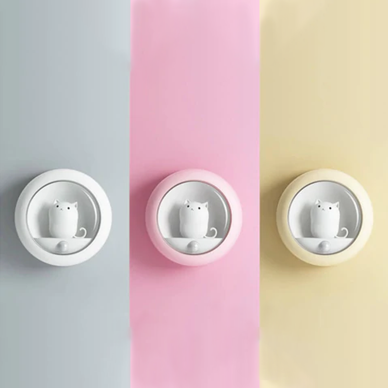 Cute Cat Rechargeable Motion Sensor Night Light