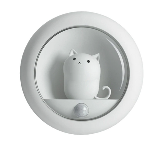 Cute Cat Rechargeable Motion Sensor Night Light