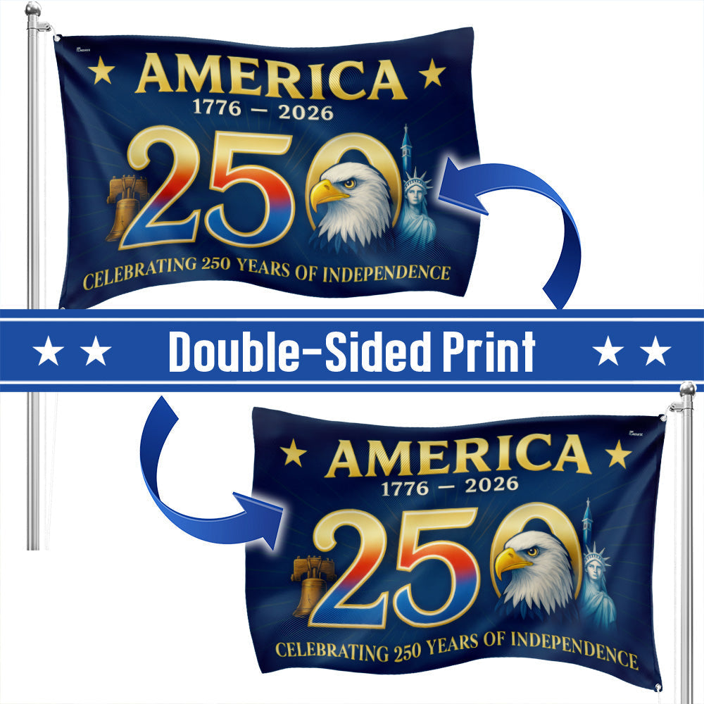 American Flag Grommet Flag for 250th Anniversary Celebration