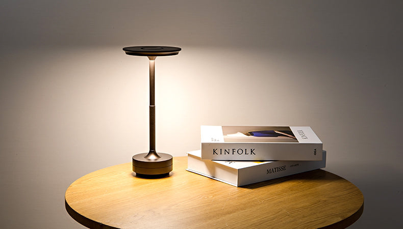 Wireless LED Table Lamp with Touch Control and Adjustable Brightness