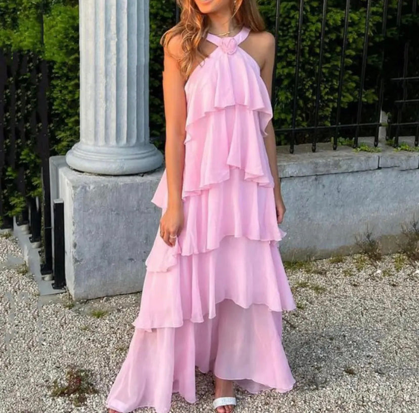 Isalie - Cascading Layered Dress