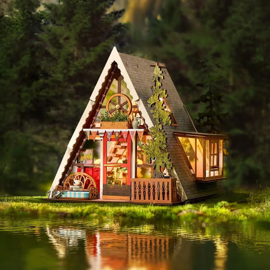 Rustic Dreamy Cabin Retreat Model Kit