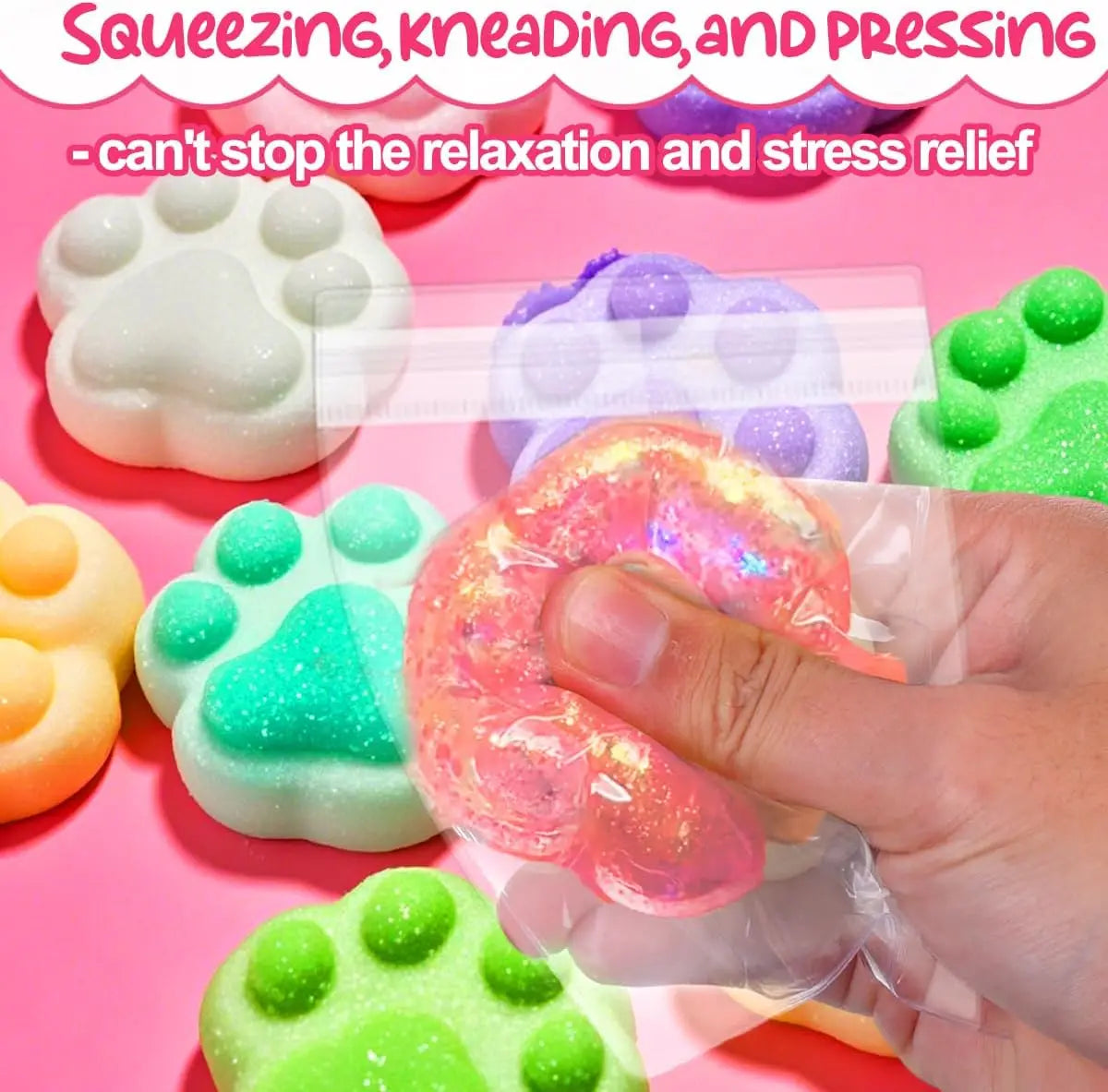 DIY Squishy Craft Kit with Molds and Decorative Fillers