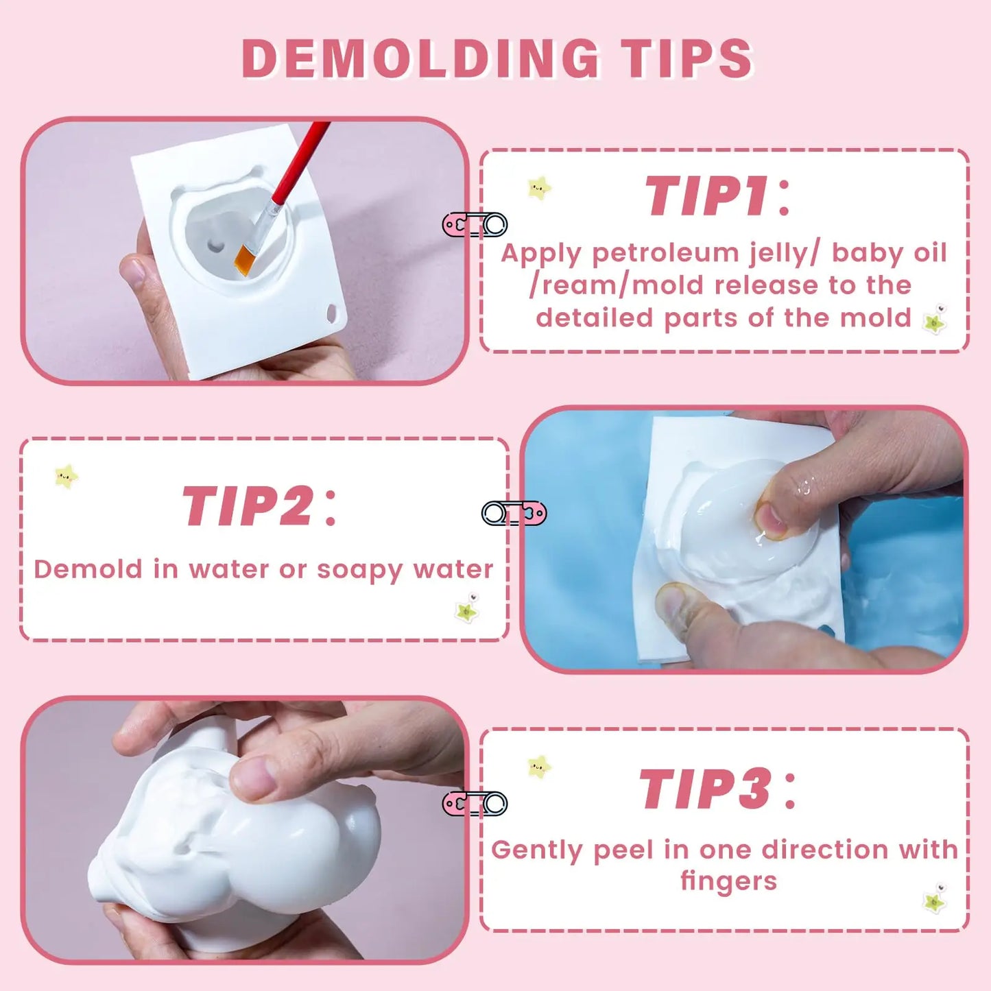 DIY Squishy Craft Kit with Molds and Decorative Fillers