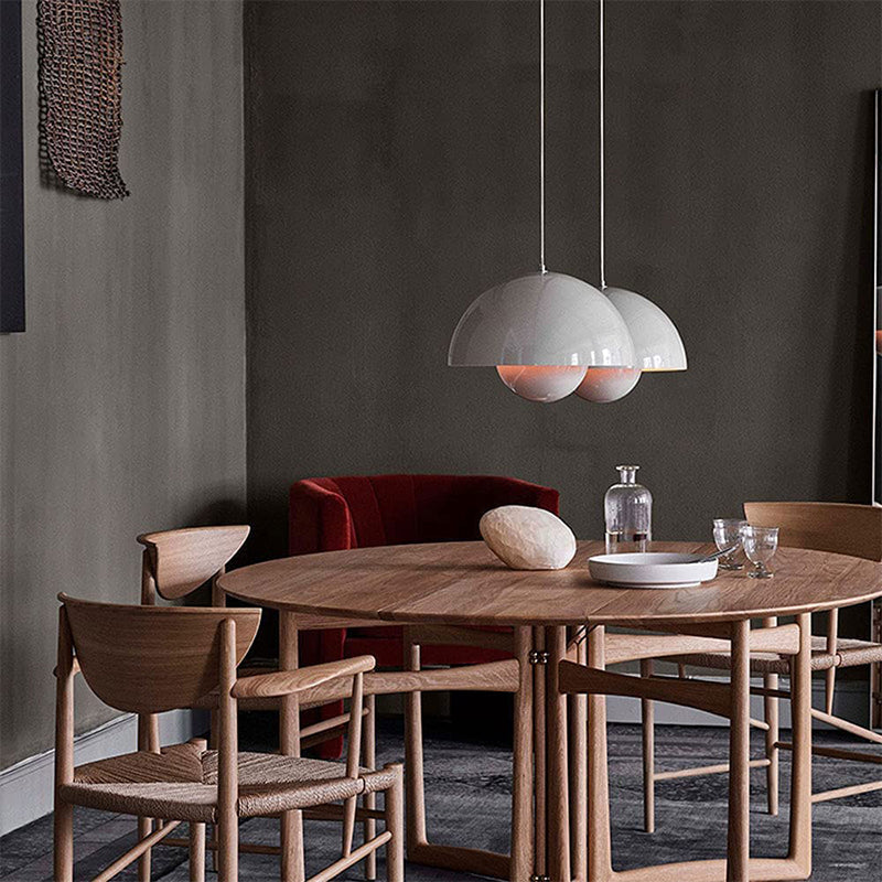 Scandinavian Flowerpot Pendant Light with Adjustable Cable