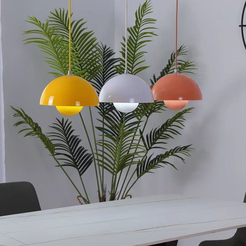 Scandinavian Flowerpot Pendant Light with Adjustable Cable