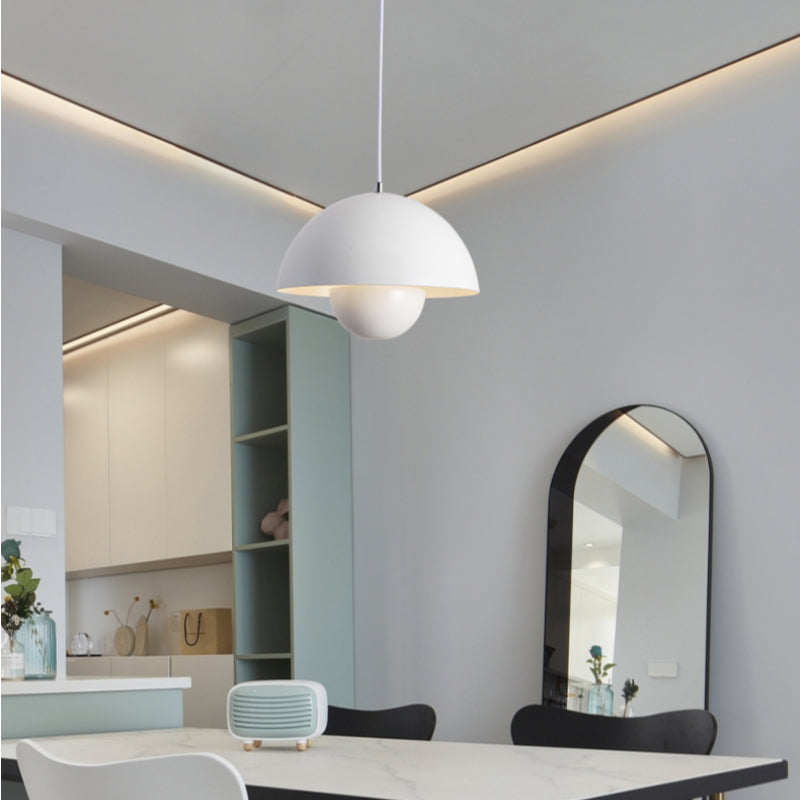 Nordic Flowerpot Pendant Light with Adjustable Cable