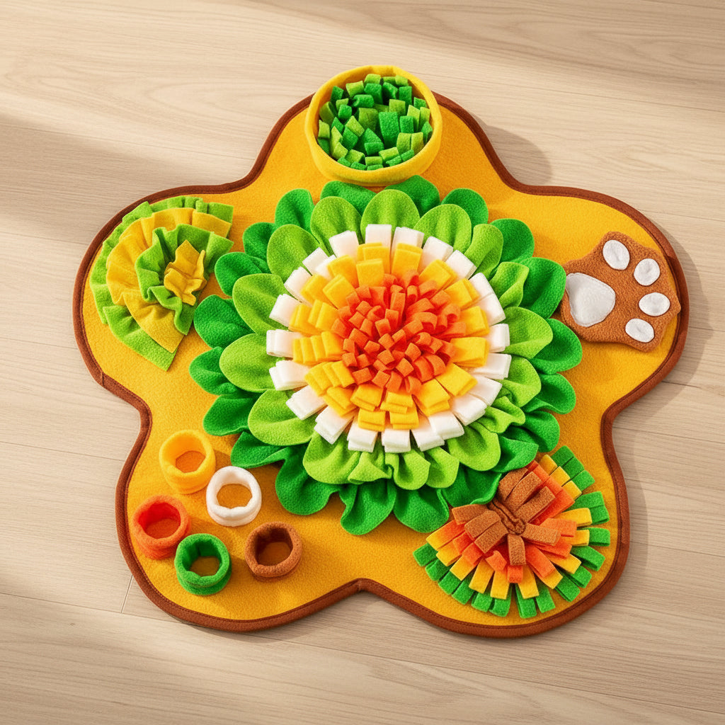 Interactive Pet Sniffing Mat Slow Feeder for Dogs