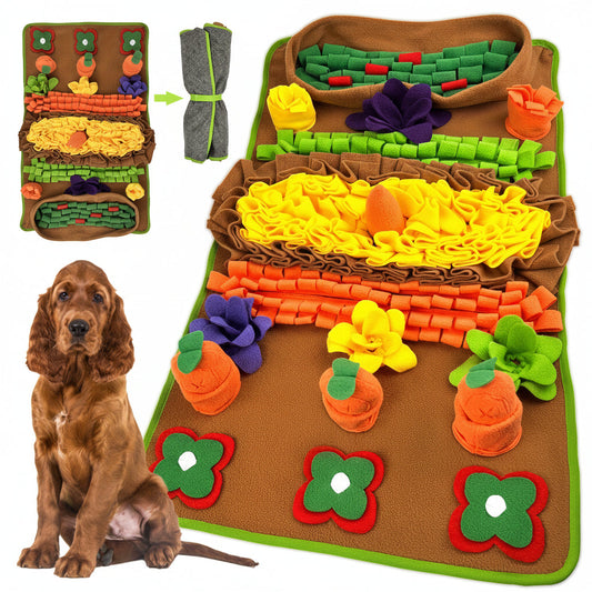 Interactive Dog Snuffle Mat Puzzle Feeder for Mental Stimulation