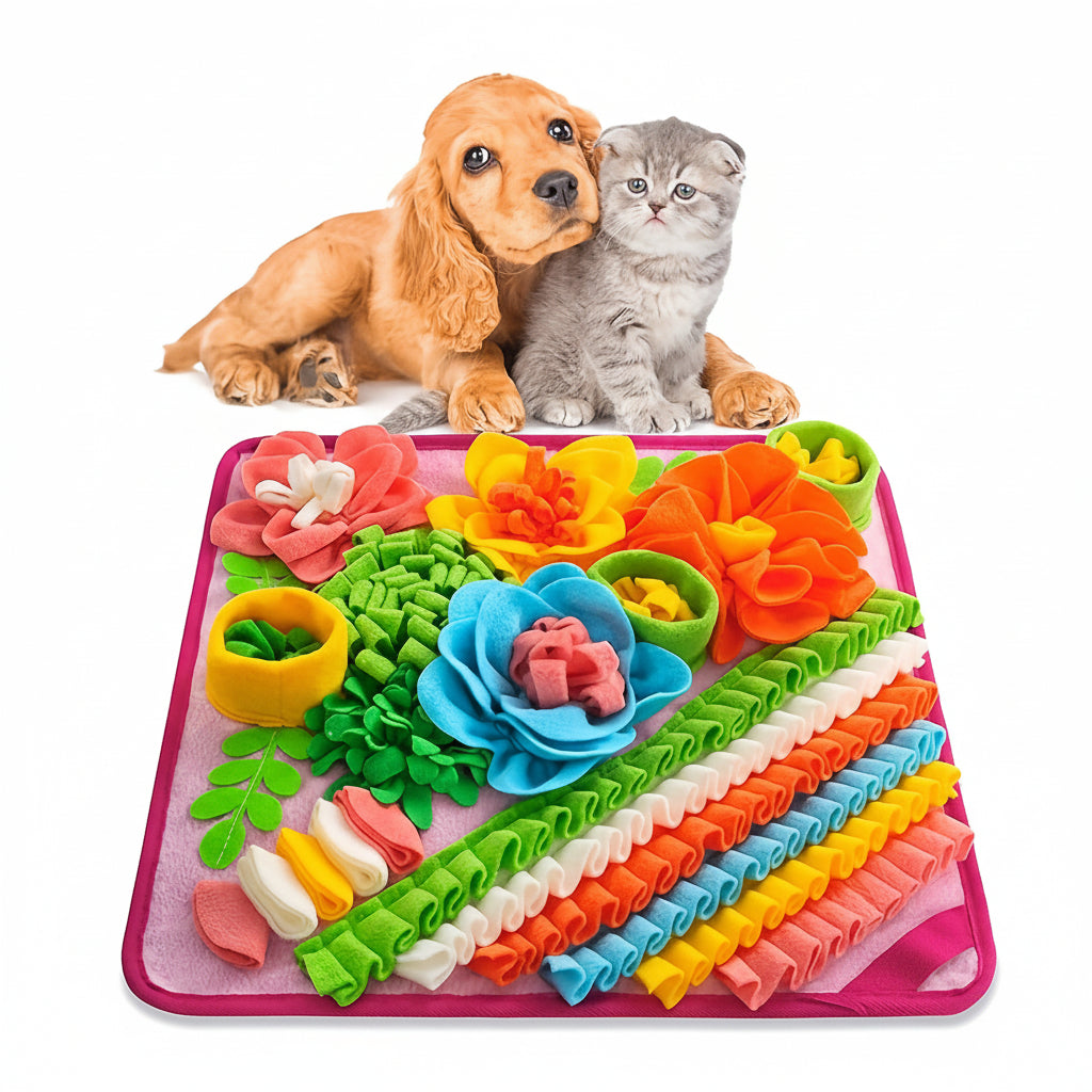 Small Pet Sniffing Pad Interactive Feeding Mat for Dogs and Cats