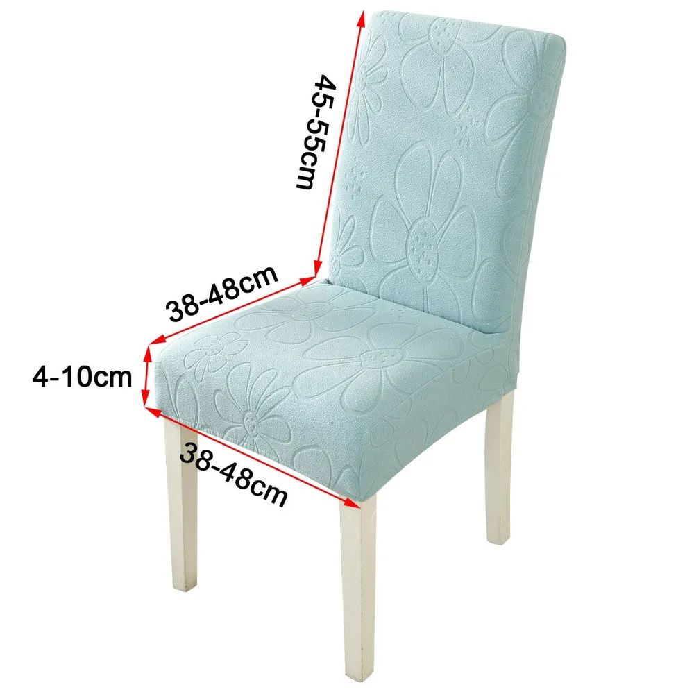 Stretch Microfiber Dining Chair Cover - Daisy Design