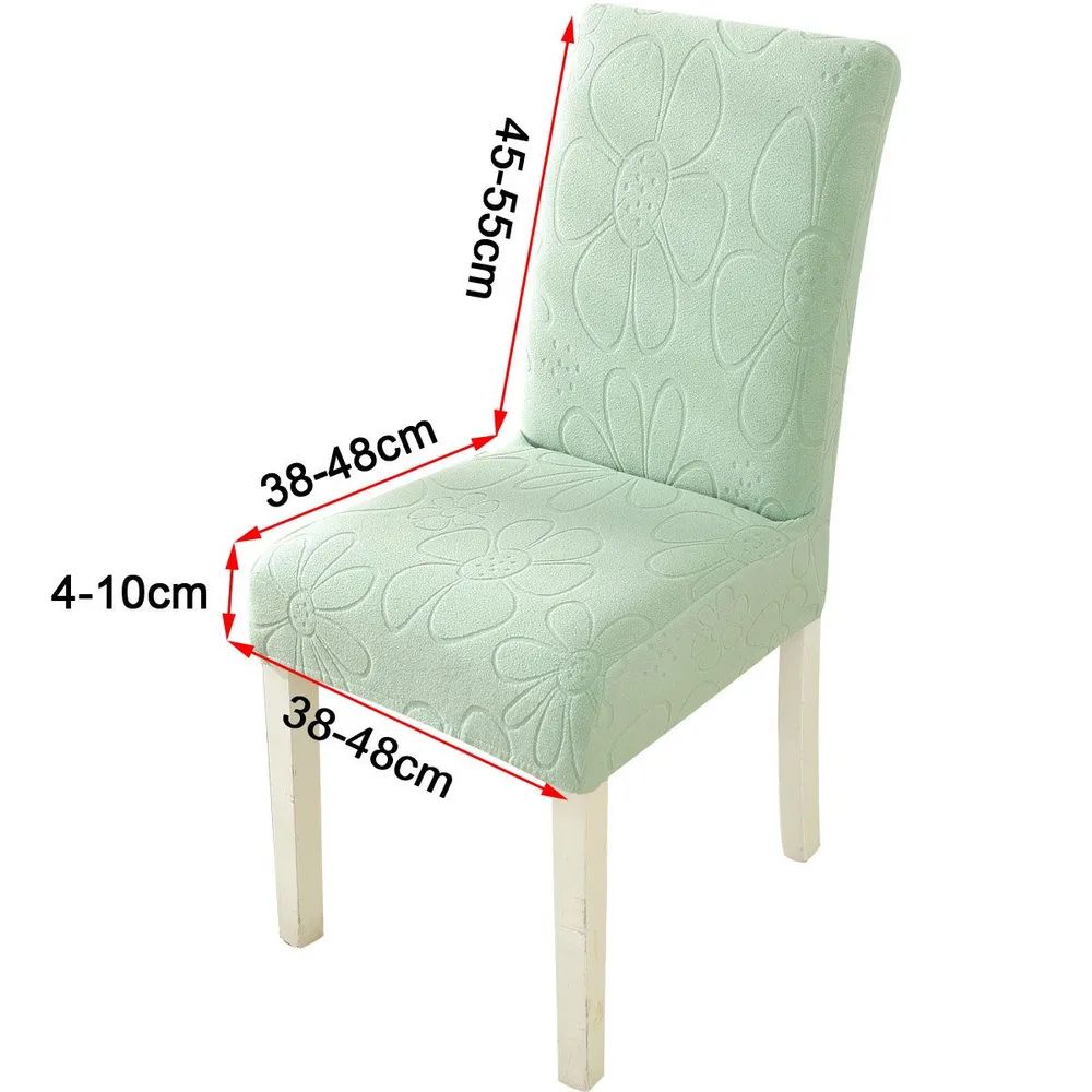 Stretch Microfiber Dining Chair Cover - Daisy Design