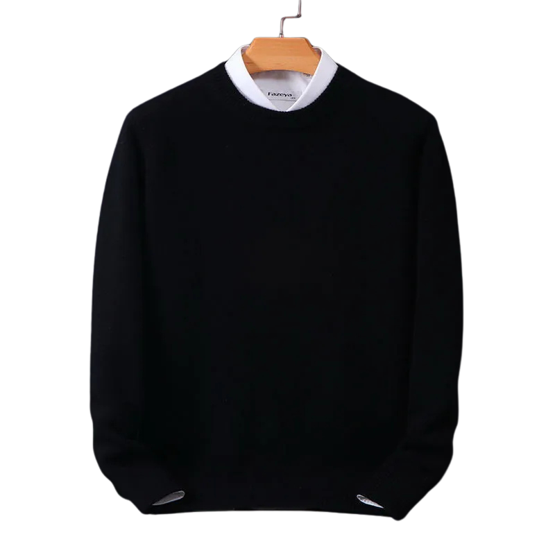 Premium Cashmere Crew Neck Sweater for Ultimate Comfort