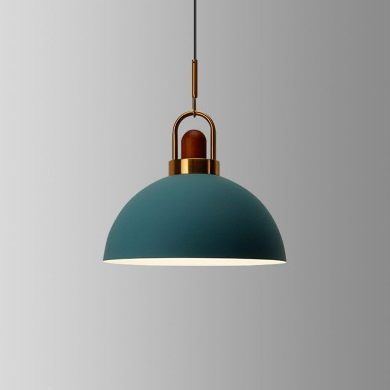 Modern Nordic Pendant Light with Adjustable Height and Metal Glass Design