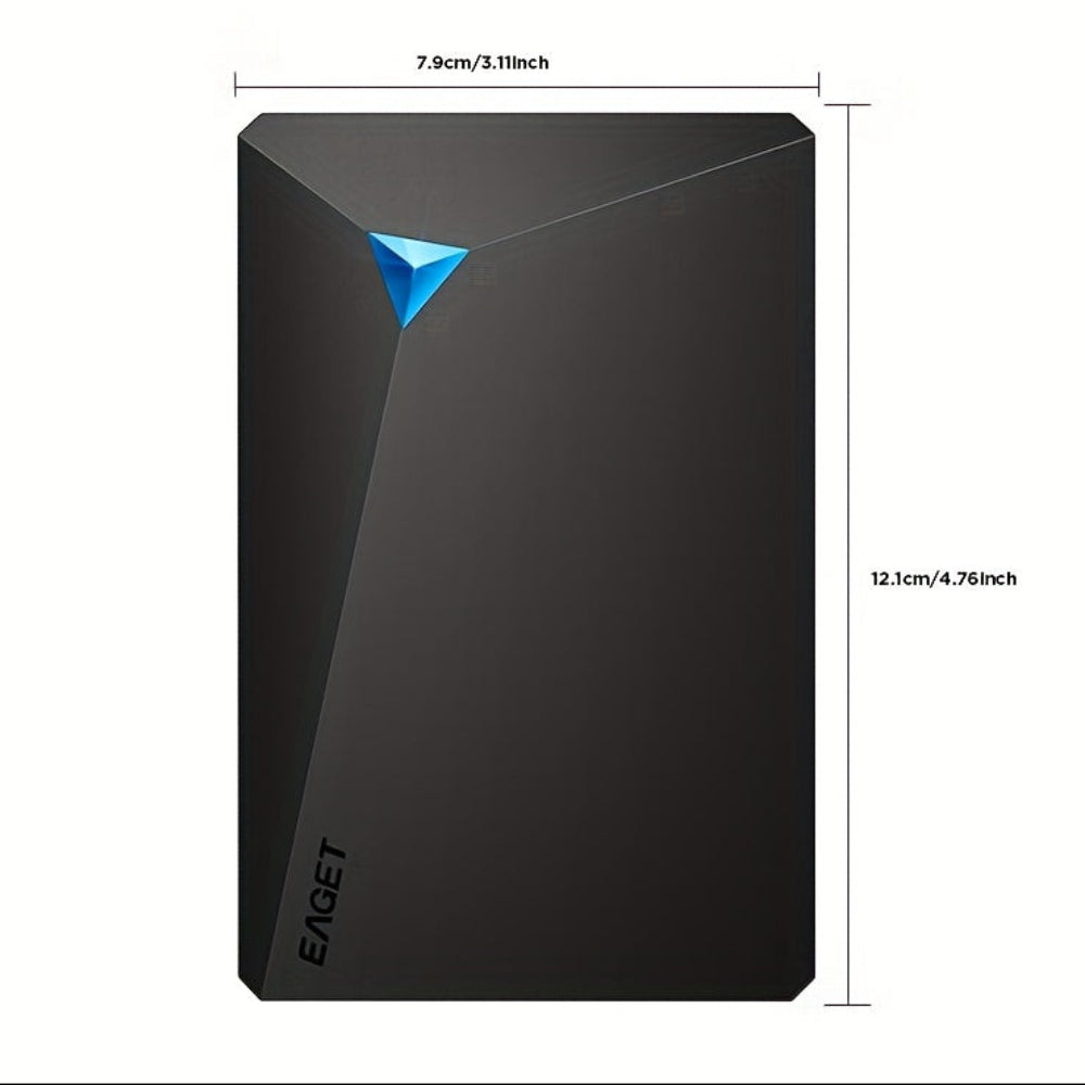 Portable USB External Hard Drive 1TB NTFS for Fast Data Backup
