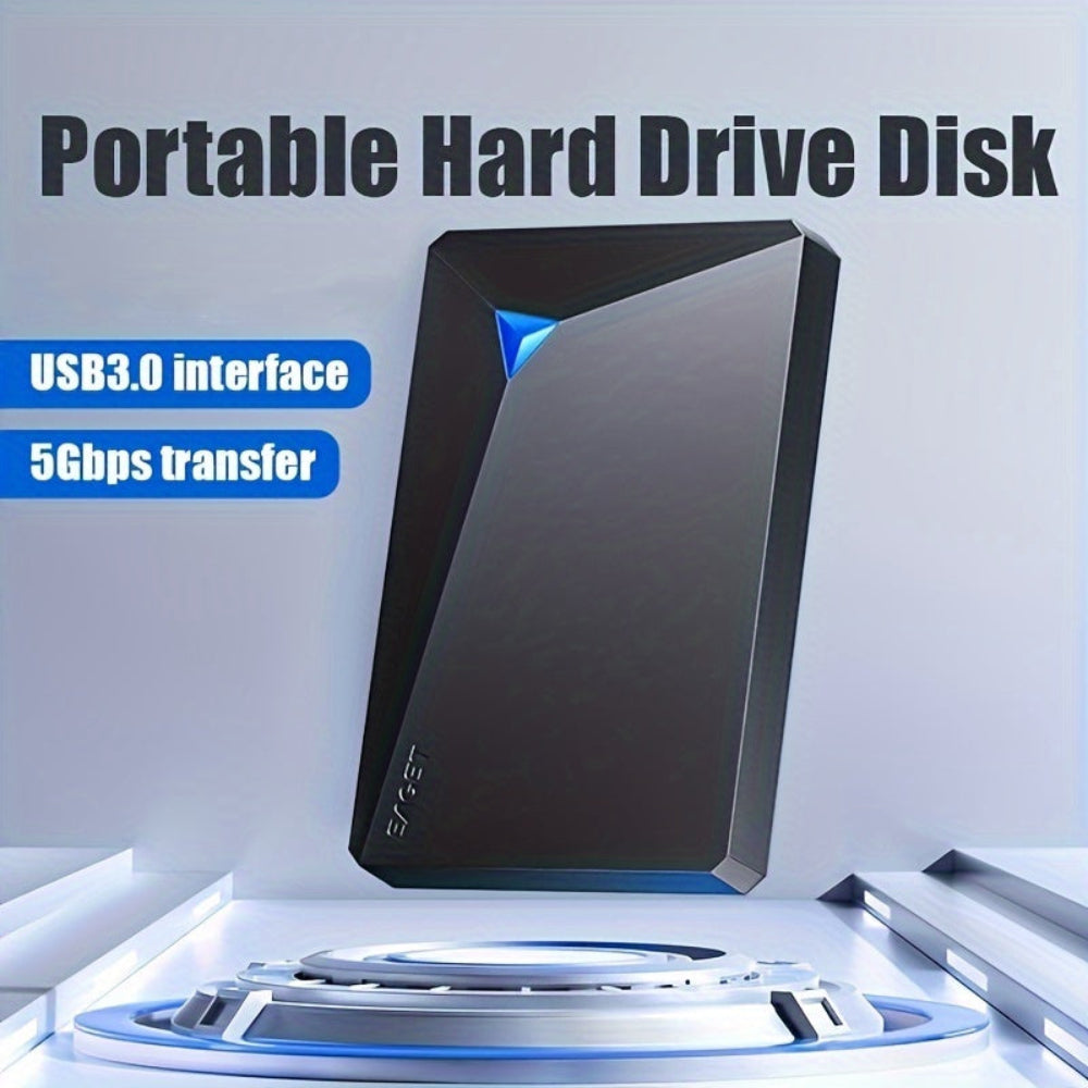 Portable USB External Hard Drive 1TB NTFS for Fast Data Backup