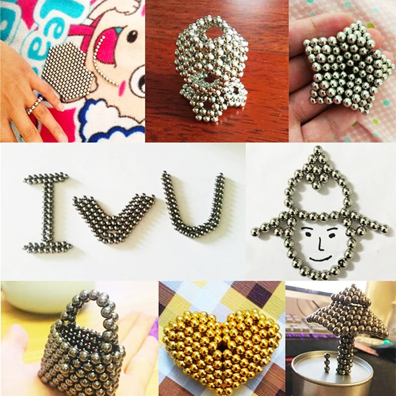 Magnetic Decompression Toy with 216 Beads