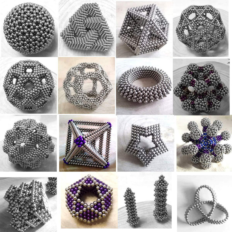 Magnetic Decompression Toy with 216 Beads
