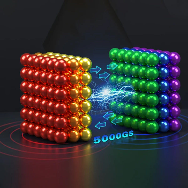 Magnetic Decompression Toy with 216 Beads