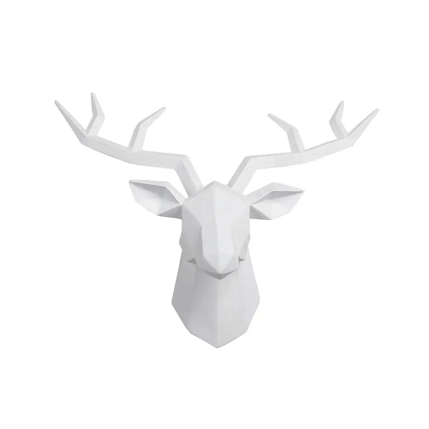Moose Antler Wall Sculpture Coat Hook Polyresin Decor