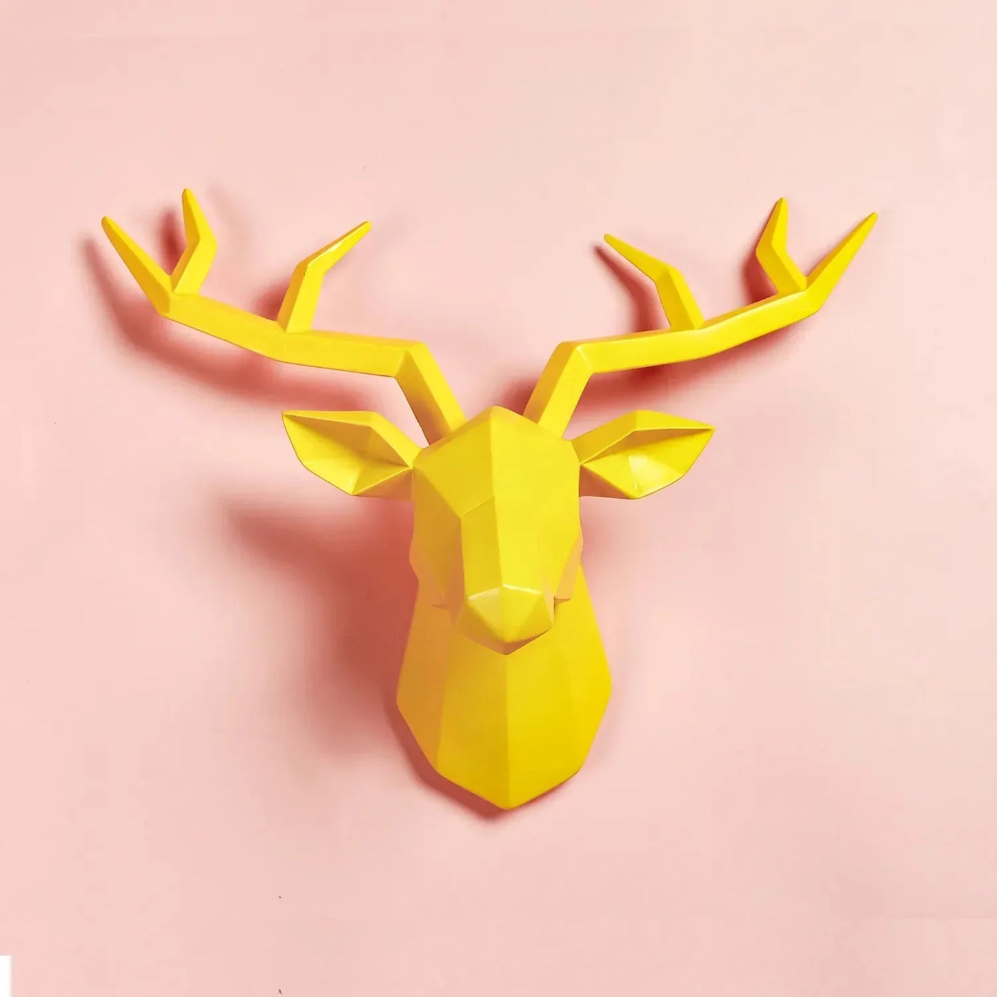 Moose Antler Wall Sculpture Coat Hook Polyresin Decor