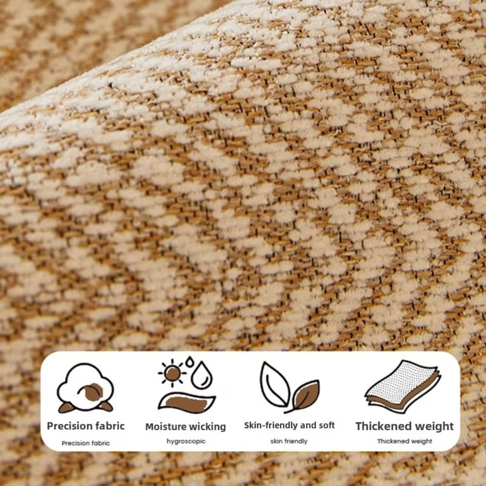 Modern Wave Anti-Slip Microfiber Sofa Cover