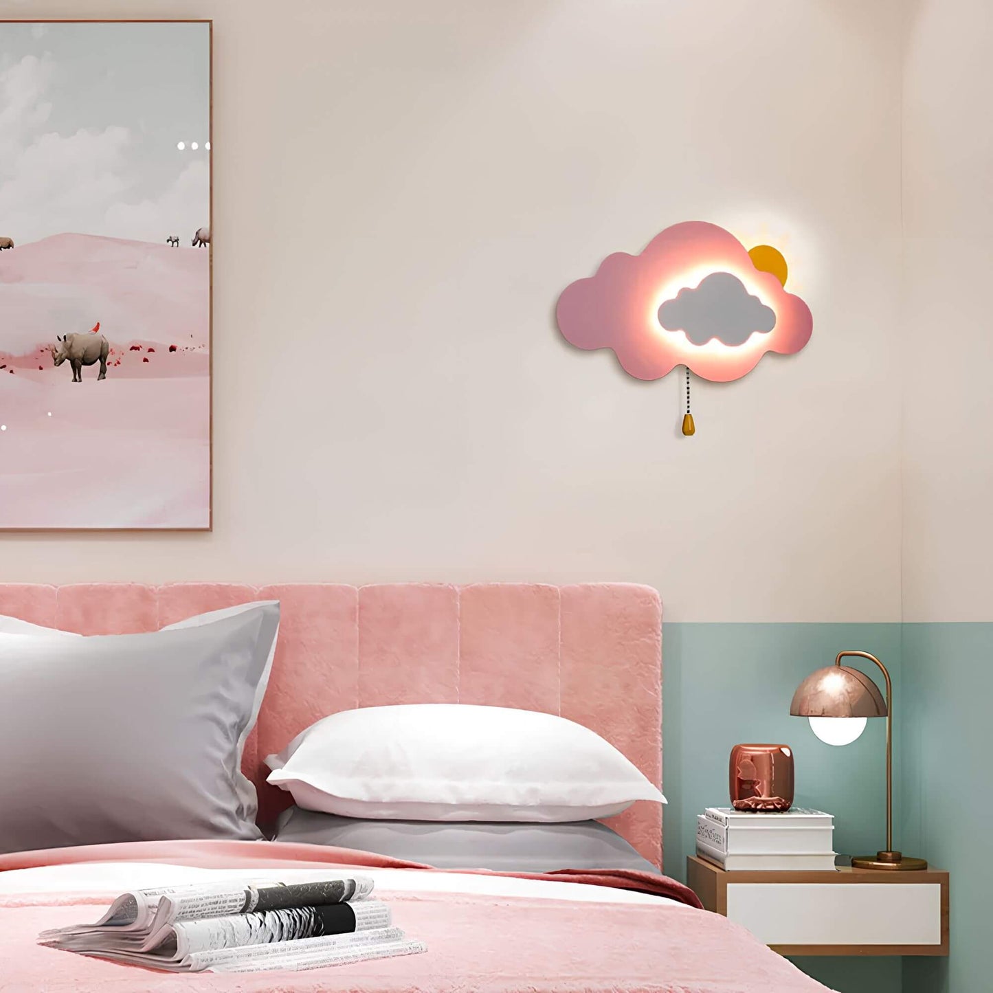 Children's Wall Lamp with Whimsical Animal Design