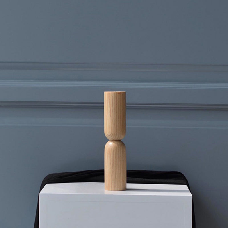 Minimalist Pine Wood Candle Holder