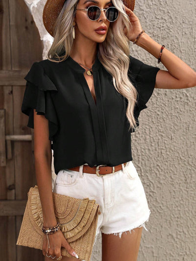 Zendee - Stylish Ruffle Blouse