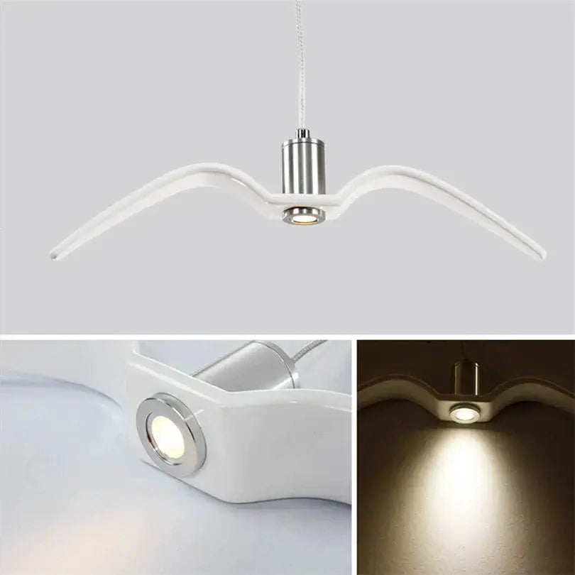 Bird-Shaped Pendant Lamp with Soft LED Illumination