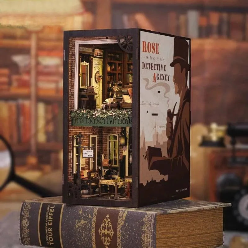 DIY Detective House Building Kit with Dust Cover