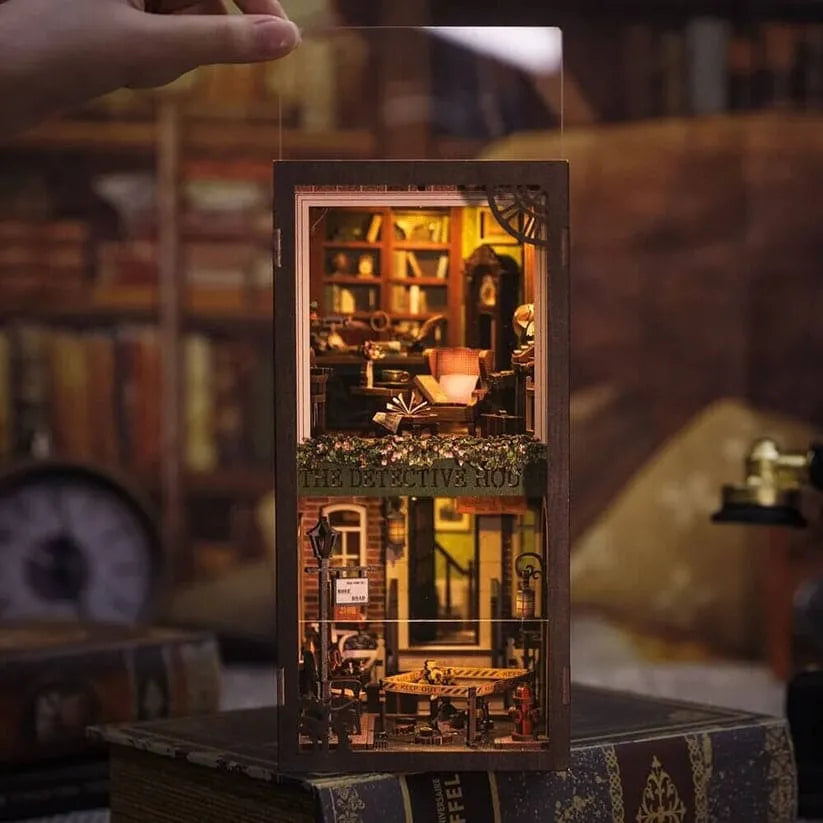 DIY Detective House Building Kit with Dust Cover
