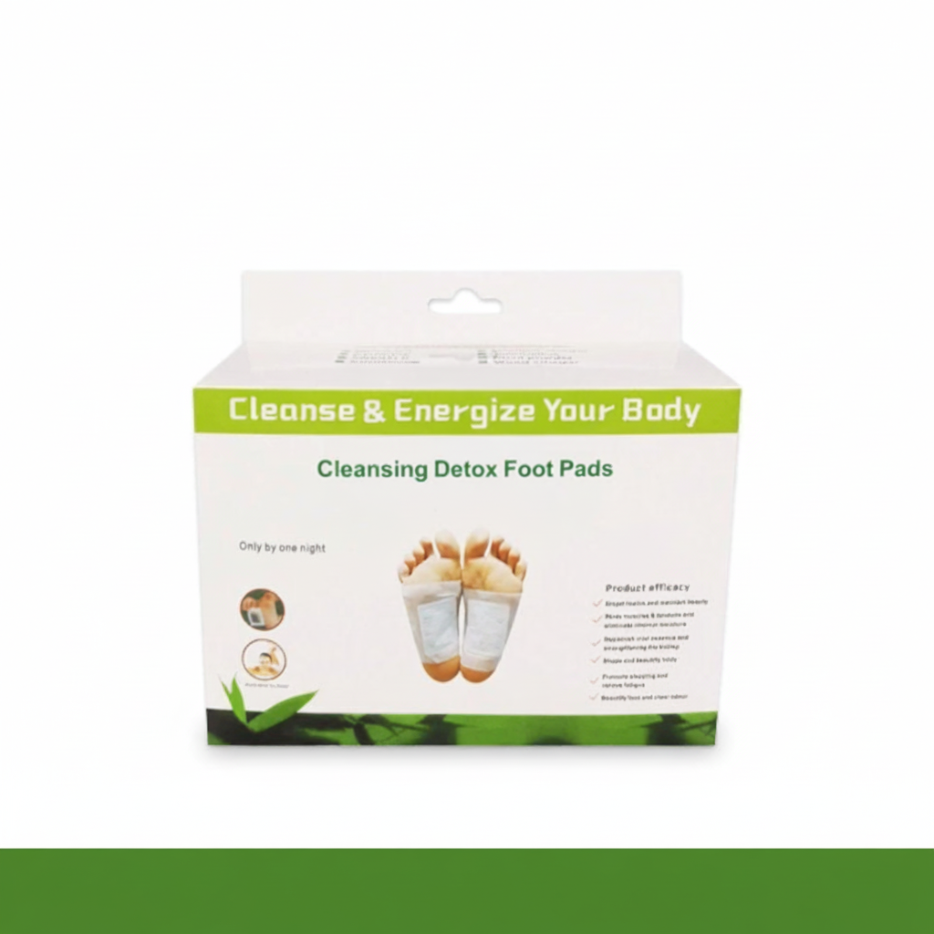 Natural Detox Foot Pads for Overnight Cleansing and Wellness