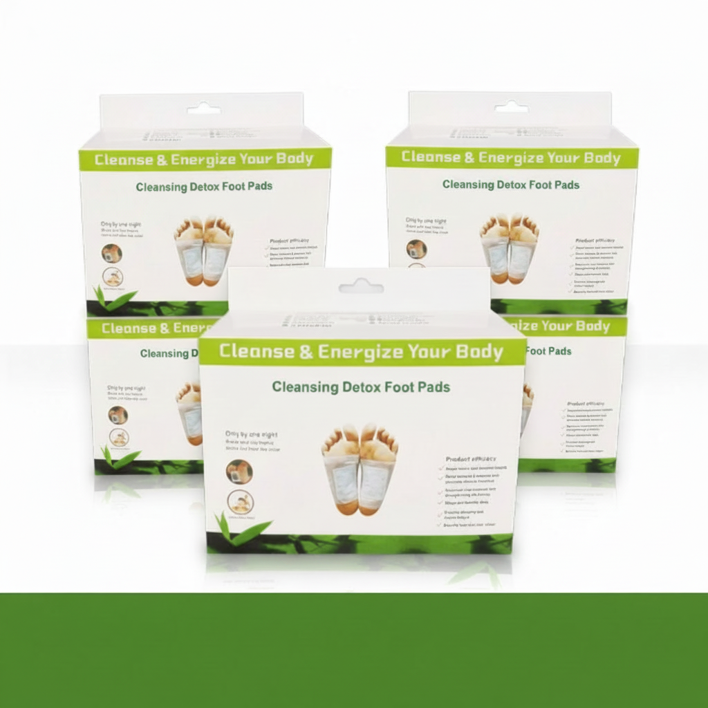 Natural Detox Foot Pads for Overnight Cleansing and Wellness