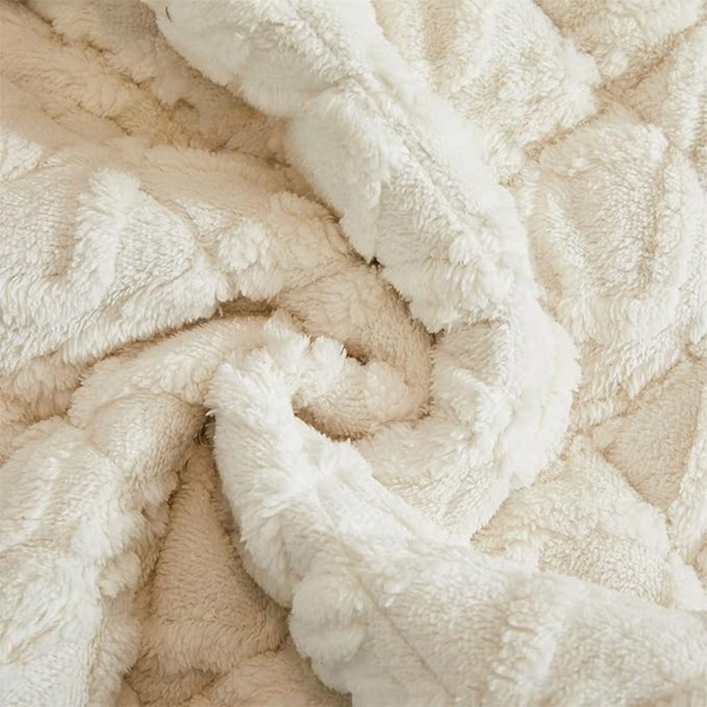 Plush Diamond Quilted Sofa Protector Cover