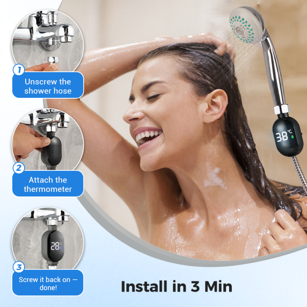 Digital Waterproof Bath Thermometer for Babies and Family