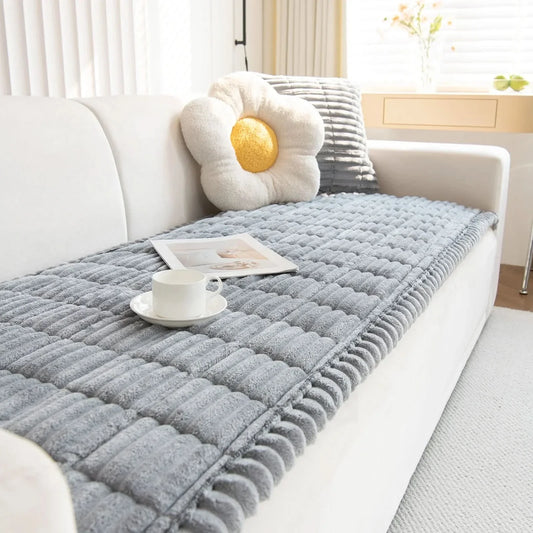Machine Washable Jacquard Sofa Cover with Non-Slip Design