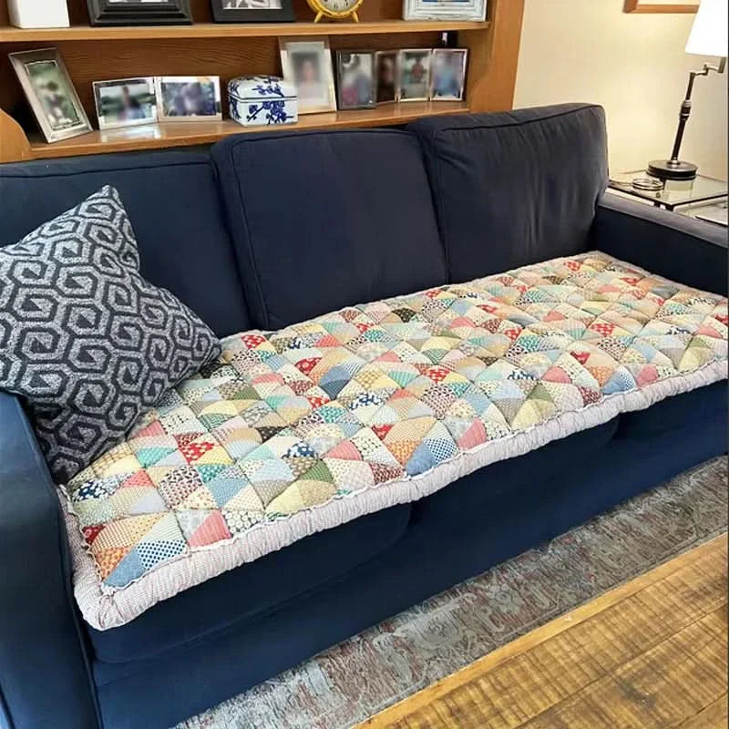 Cozy Anti-Slip Polyester Sofa Cover for Autumn Winter