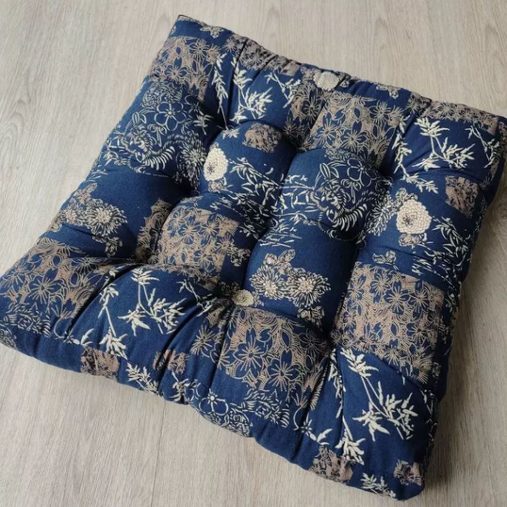 Bohemian Square Cushion with Anti-Slip Straps