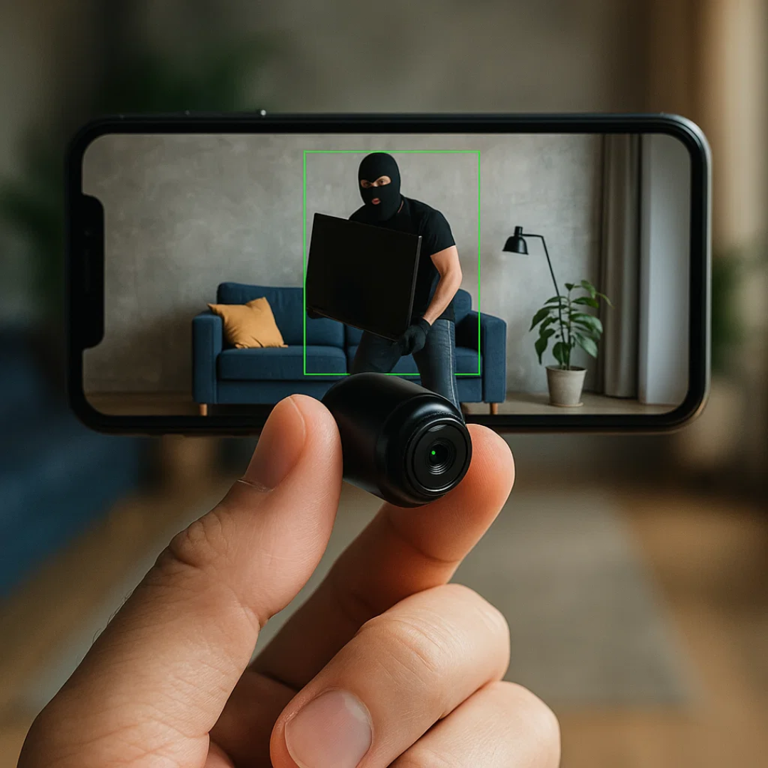 Mini Wireless Hidden Camera with 1080P Video and Night Vision