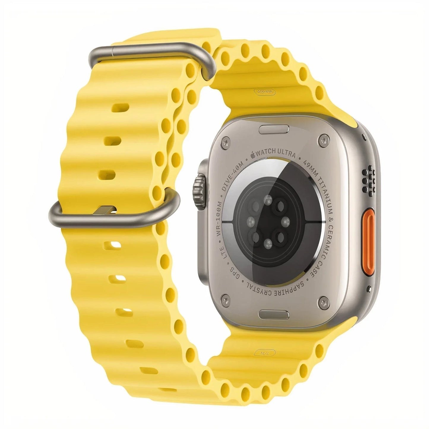 Ocean-Inspired Stretchable Silicone Watch Band for Apple Watch