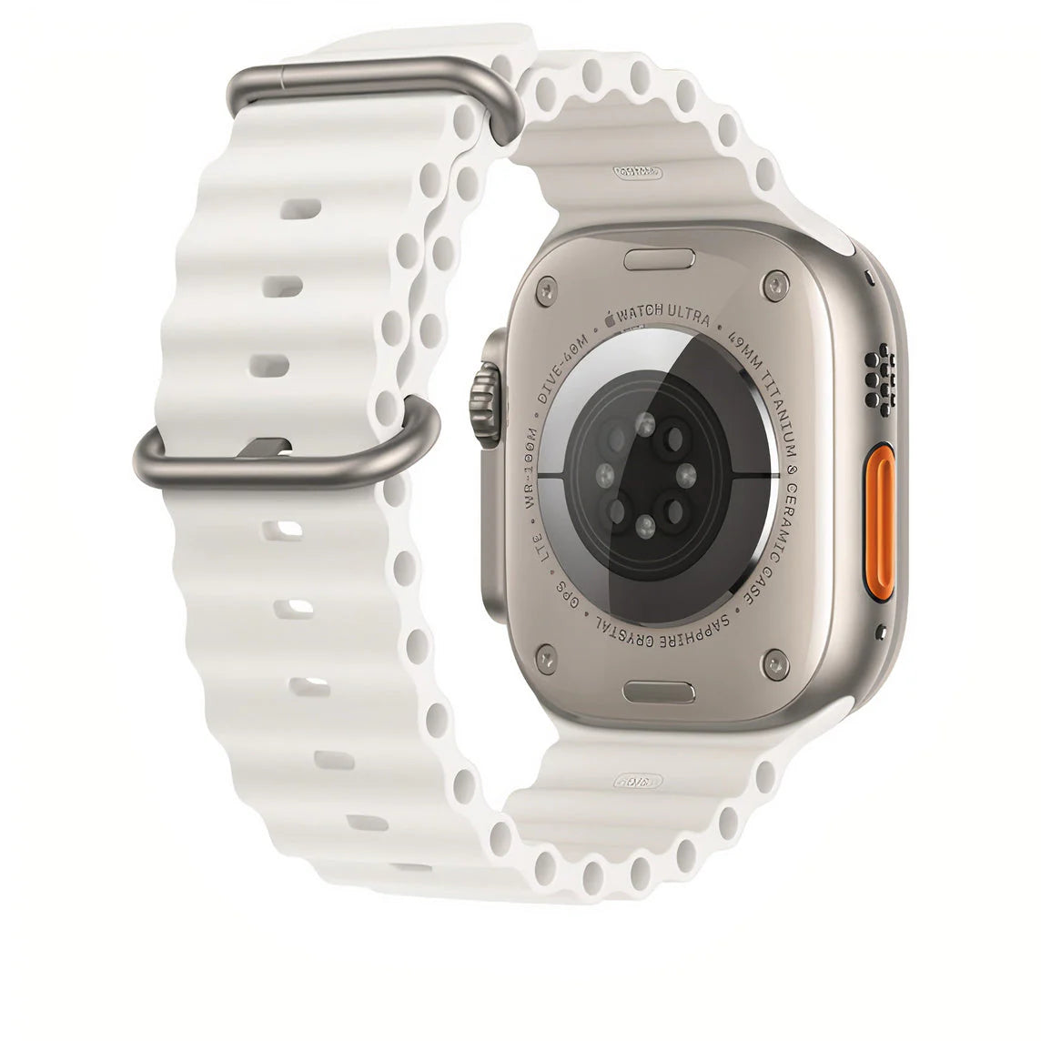 Ocean-Inspired Stretchable Silicone Watch Band for Apple Watch