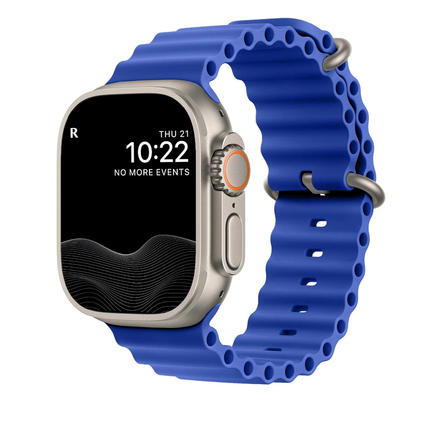 Ocean-Inspired Stretchable Silicone Watch Band for Apple Watch