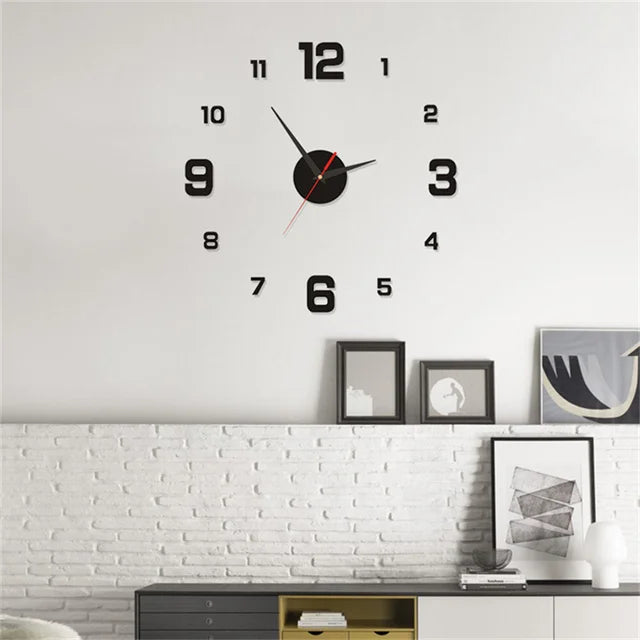 Frameless Borderless Wall Clock