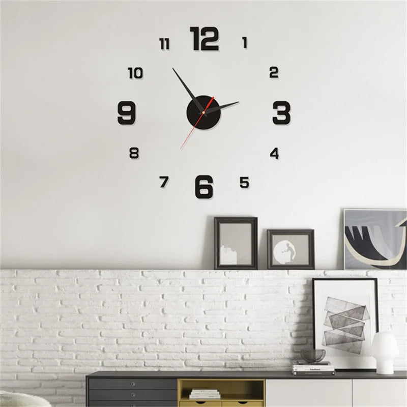 Frameless Borderless Wall Clock