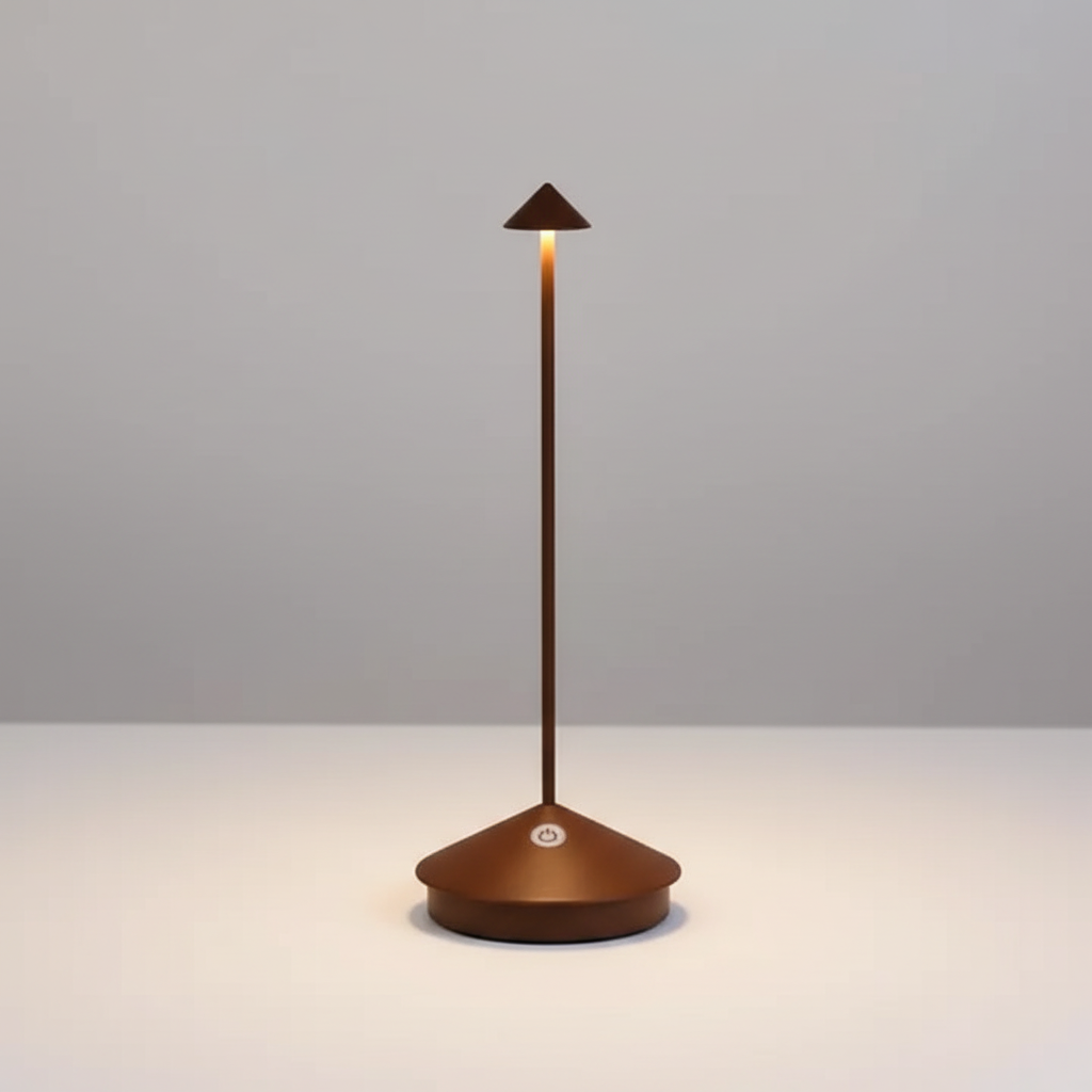 Wireless Dimmable LED Table Lamp - Waterproof Rechargeable Design